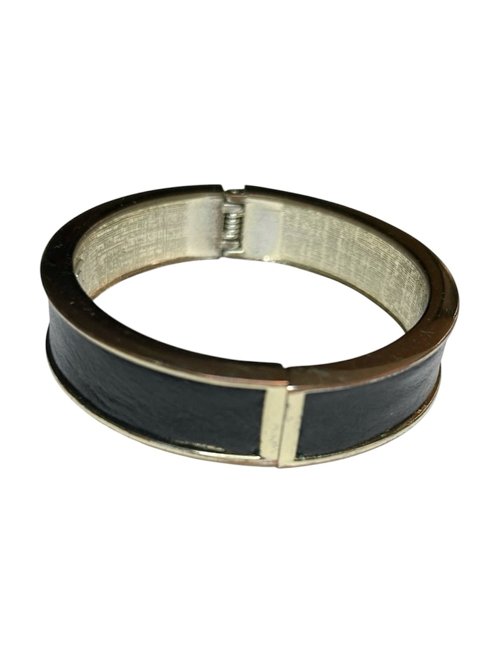 Tobi Black and Gold Hinge Bracelet | Bangle Statement Bracelet